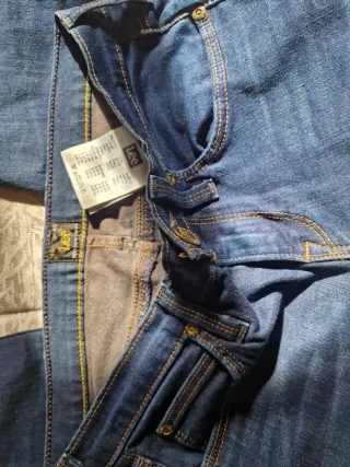 Pantalones Vaqueros Lee Talla XS Azul Oscuro