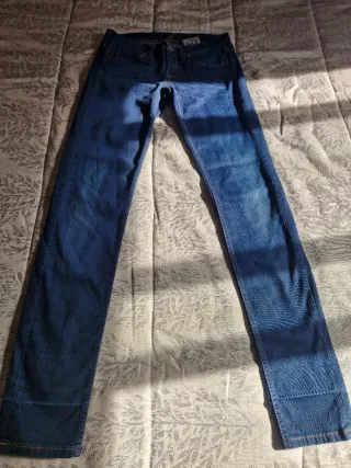 Pantalones Vaqueros Lee Talla XS Azul Oscuro