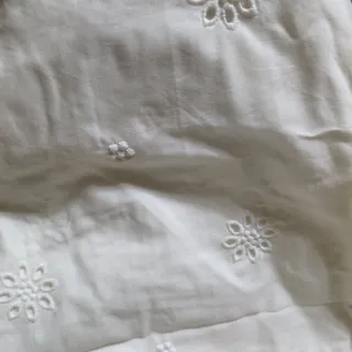 2 Fundas Almohada Zara Home Volantes Bordados