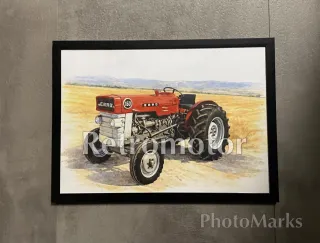 Cuadro Tractor Ebro 160 Ilustración
