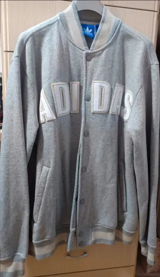 Chaqueta Adidas Vintage Gris
