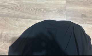 Blusa negra Massimo Dutti manga larga