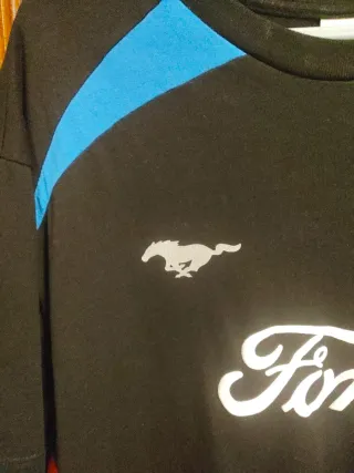 Camiseta Ford Mustang GT 5.0 Negra