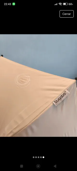 Sombrilla Bugaboo para cochecito de bebé