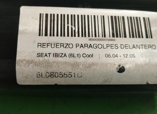 Refuerzo paragolpes seat 6l0805551c ibiza 118426