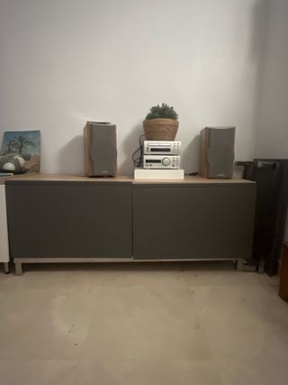 Mueble Besta madera y metal