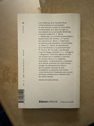 Doce textos fundamentales de la Ética del siglo...