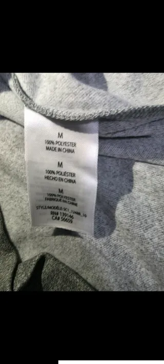 Sudadera FC Barcelona Messi Talla M Gris