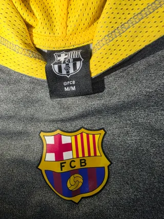 Sudadera FC Barcelona Messi Talla M Gris