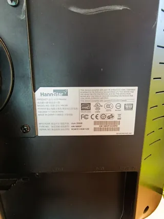 Pantalla Hanns G HN198D Plata