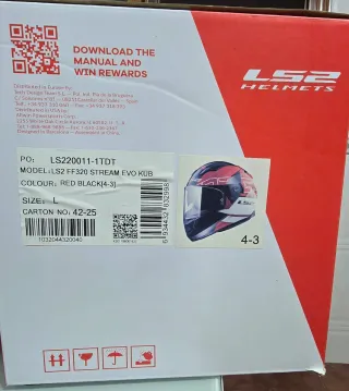 Casco Moto LS2 Talla L Nuevo