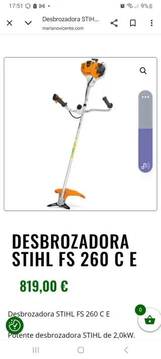 Desbrozadora Stihl FS 260 C