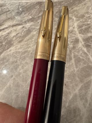 Coppia Parker 17 Lady Deluxe - Penna Stilografica