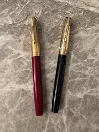 Coppia Parker 17 Lady Deluxe - Penna Stilografica
