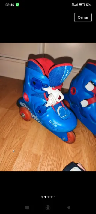 Patines Talla 26-28 con Protecciones Decathlon