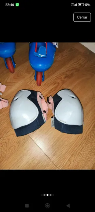 Patines Talla 26-28 con Protecciones Decathlon