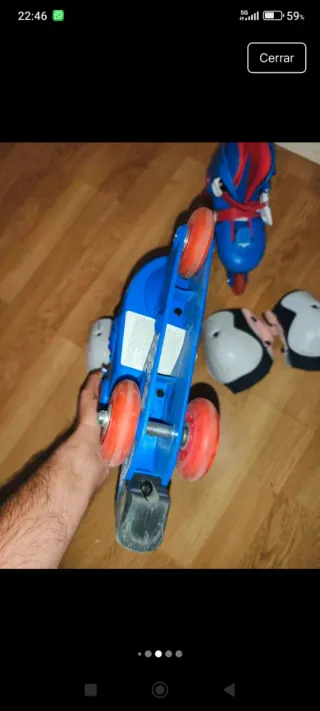 Patines Talla 26-28 con Protecciones Decathlon