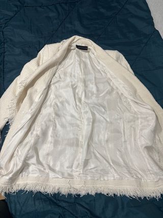Chaqueta Zara Blanca Talla S