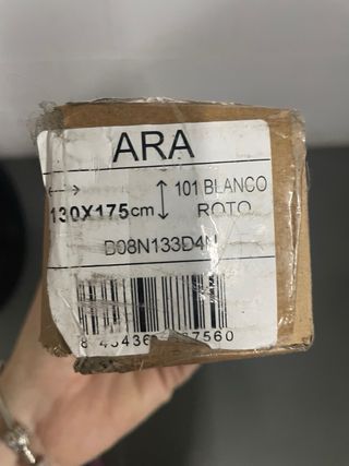 Estor Stor Liso Blanco Roto 130x175cm