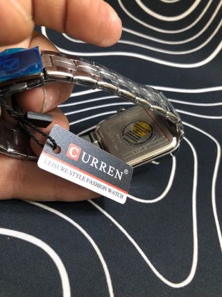 Orologio Curren Quadrato Verde Argento