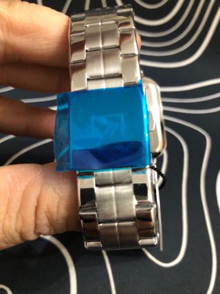 Orologio Curren Quadrato Verde Argento