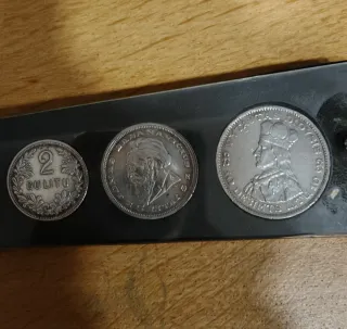 Monedas antiguas Lituania de plata