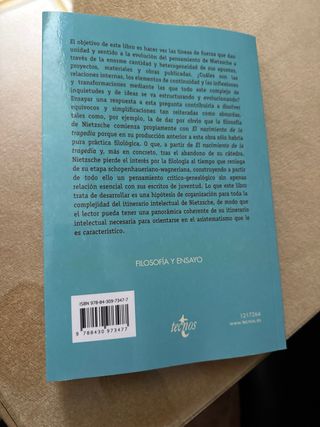 El itinerario intelectual de Nietzsche