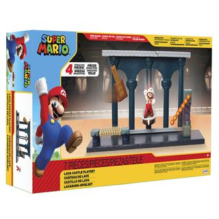 Juguete Castillo de lava + muñeco SUPER MARIO