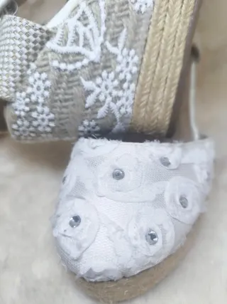 Sandalias novia.