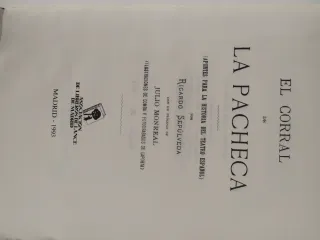 Libro sobre el corral de la Pacheca.