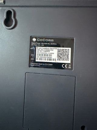Teléfono centralíta IP CoComm Vodafone Neo3750