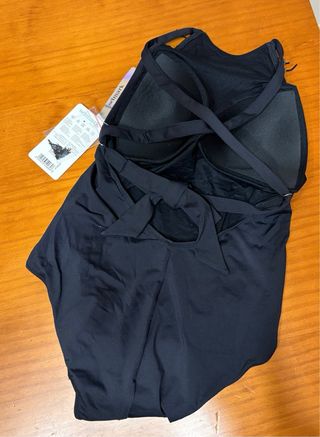 Bañador Selmark Negro con Detalles strass