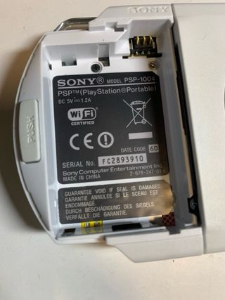 Consola Sony PSP Blanca