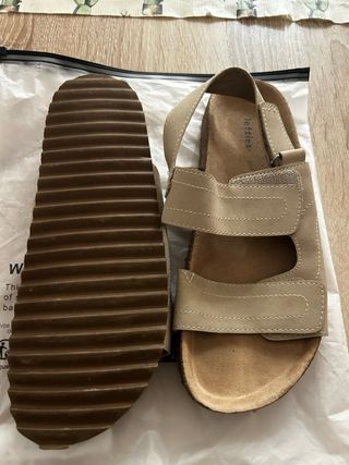 Sandalias niño Lefties beige