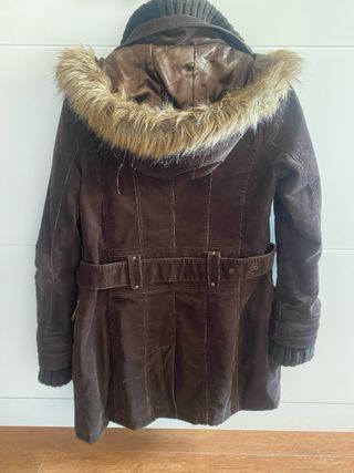 Chaquetón de pana marrón