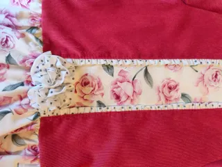 Vestido de ceremonia niña estampado. T5 años. 1uso