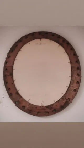 Specchio ovale vintage barocco 31x37