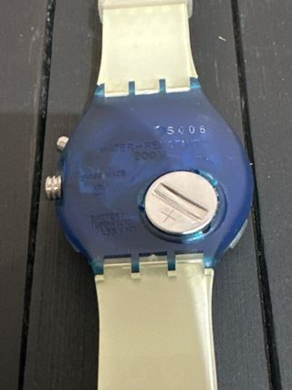 Reloj Swatch Infantil Azul Multicolor