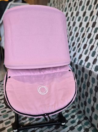 SACO SILLA POLAR Y CAPOTA EXTEN ROSA SOFT PINK