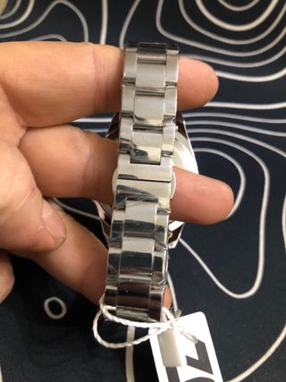 Orologio da polso verde e argento