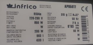 Nevera Pescadería Frigicoll