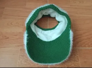 Gorra Sport Invierno visera de lana verde (NUEVO!)