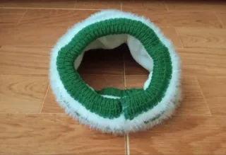 Gorra Sport Invierno visera de lana verde (NUEVO!)