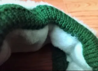 Gorra Sport Invierno visera de lana verde (NUEVO!)