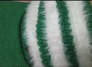 Gorra Sport Invierno visera de lana verde (NUEVO!)