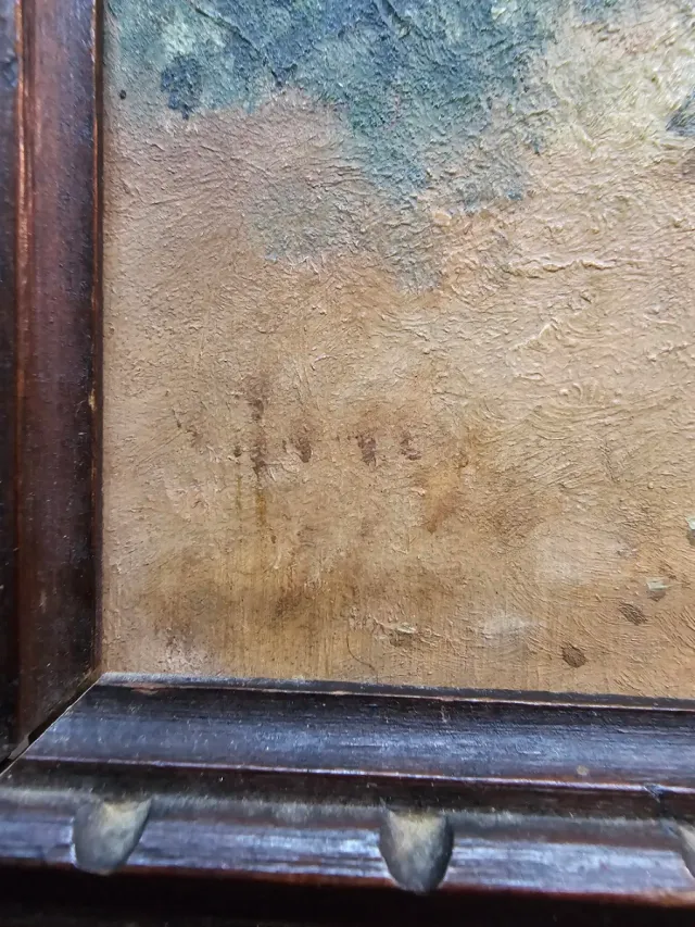 Oleo militar a caballo