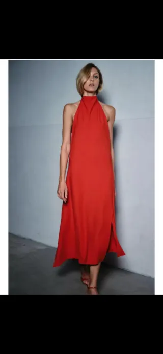 Vestido rojo largo
