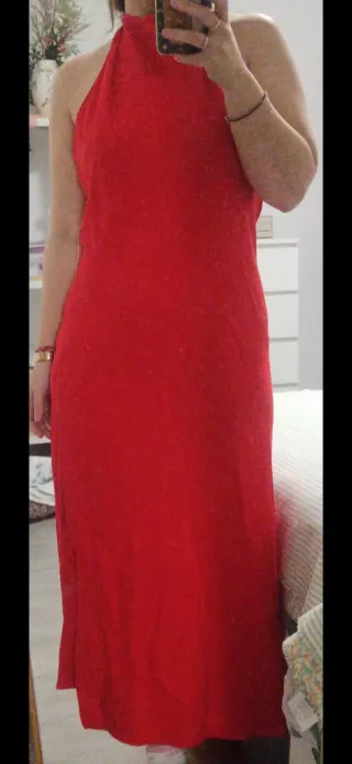 Vestido rojo largo