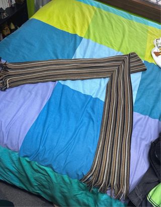 Bufanda Sfera rayas marrón y negro