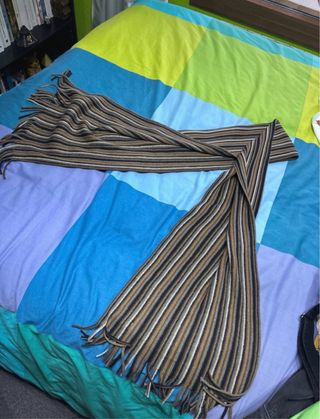 Bufanda Sfera rayas marrón y negro